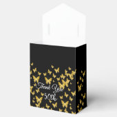Classy Black & Gold Chic 50ste bruiloft Jubileum Bedankdoosjes (Geopend)