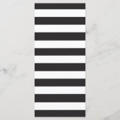 Classy Black Lighthouse Wedding Program Programmakaart (Achterkant)