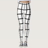 Classy Black Stripe Leggings (Voorkant)