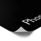 Classy Black Thermometer Poster (Hoek)