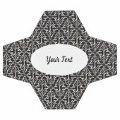 Classy Black White met schuifwiel Damask-patroon Voetbal (Enkel)