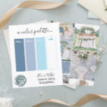 Classy Blauw Wit Bruiloft kleuren Palet Kaart 2024<br><div class="desc">Classy Blauw Wit Bruiloft kleuren Palet Kaart 2024</div>