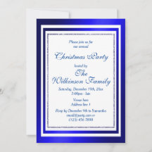 Classy Blauw & Wit Kerstfeest