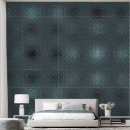 Classy Blauw Zwart Designer Behang