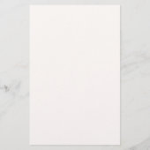 Classy Blauwgroen Ivoor Briefpapier (Achterkant)