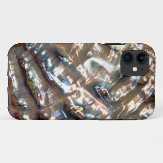 Classy Bling Abalone Shell Design Case-Mate iPhone Case (Achterkant (horizontaal))