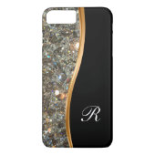 Classy Bling Monogram Hoesje (Achterkant)