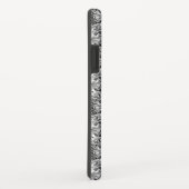 Classy Bling Monogram Roos Gold Design Case-Mate iPhone Case (Achterkant/rechts)