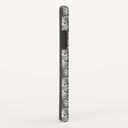 Classy Bling Monogram Roos Gold Design Case-Mate iPhone Case (Achterkant/rechts)