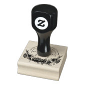 Classy Bloem Botanische Familienaam Retouradres Rubberstempel (Stempel)