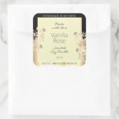 Classy Bloemen Product Verpakking Etiketten Cream  (Tas)