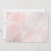 Classy Bloemen Roze Quinceanera Foto Dank u Kaart (Achterkant)