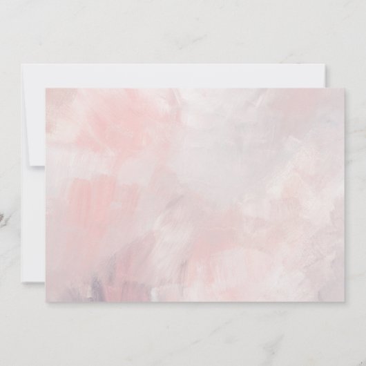 Classy Bloemen Roze Quinceanera Foto Dank u Kaart (Achterkant)