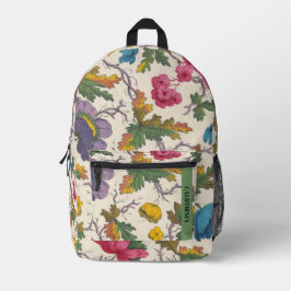Classy  bloemmotief Groen Roze Schattige Bedrukte Rugzak