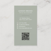 Classy Blooming Floral | Sociale media Visitekaartje (Voorkant)