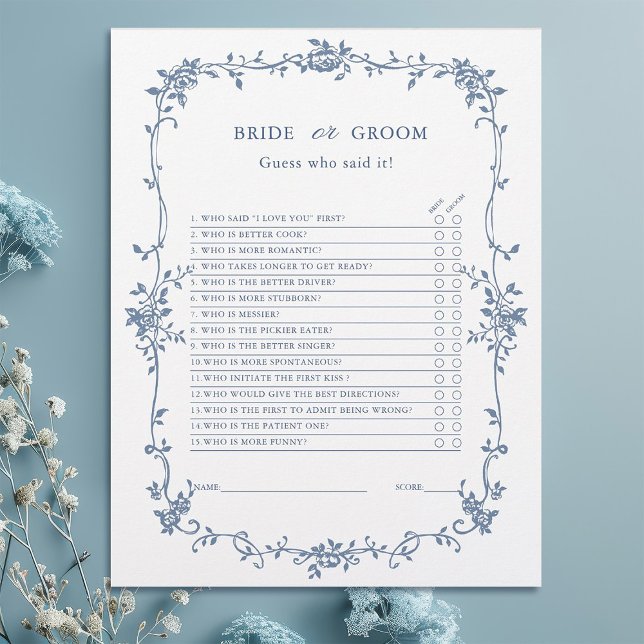 Classy Blue 'Bruid of Bruidegom' Vrijgezellenfeest (Creator heeft geüpload)