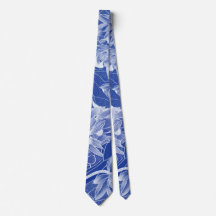 Classy Blue Chinoiserie Chic Blue Lotus Floral
