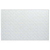Classy Blue Glitter Paisley Floral White Pattern Stof (Yard (91,4 cm))