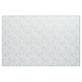 Classy Blue Glitter Paisley Floral White Pattern Stof (Fat Quarter)