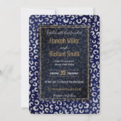 Classy Blue Silver Glitter Leopard Animal Print (Voorkant)