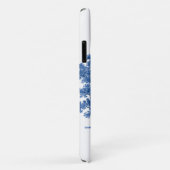 Classy Blue Toile Deer in Forest Case-Mate iPhone Case (Achterkant/rechts)