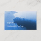 Classy Blue Yoga Visitekaartje instructeur (Achterkant)