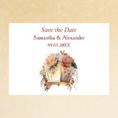 Classy Bohemian Floral Save the Date