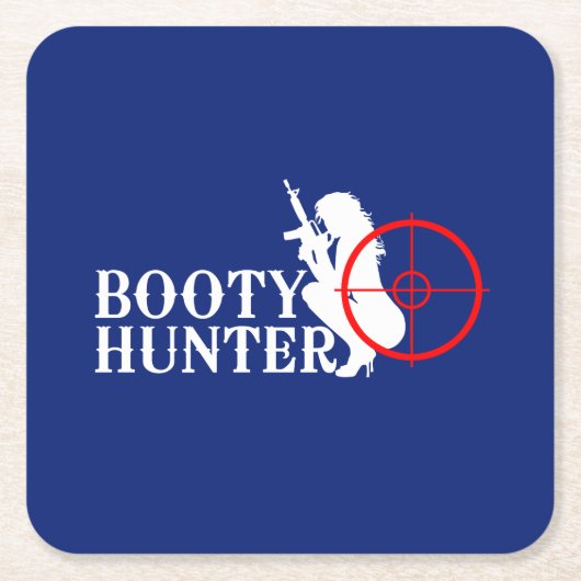 Classy Booty Hunter Kartonnen Onderzetters (Voorkant)