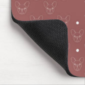 Classy Boston Terrier/French Bulldog Mousepad Muismat (Hoek)