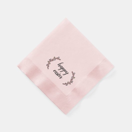 Classy Botanical Happy Pasen Servet (Hoek)