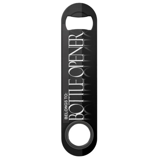 Classy Bottle Opener Speed Flessenopener (Achterkant)