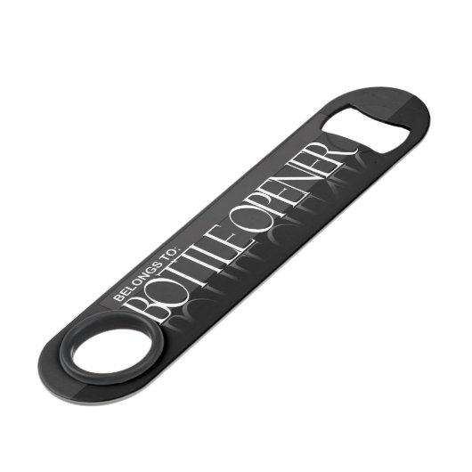 Classy Bottle Opener Speed Flessenopener (Achterkant Gekanteld)