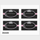 Classy Boutique Envelope Seal Rechthoekige Sticker (Vel)