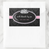 Classy Boutique Envelope Seal Rechthoekige Sticker (Tas)