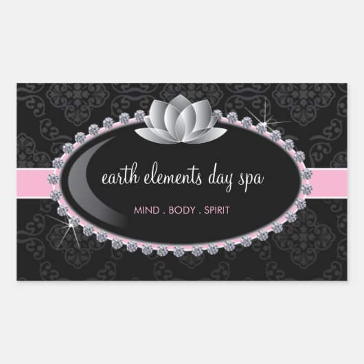Classy Boutique Envelope Seal Rechthoekige Sticker (Voorkant)