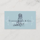 Classy Boutique Style Pet Salon Golden Retriever Visitekaartje (Voorkant)