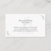 Classy Boutique Style Pet Salon Pommerse Hond Visitekaartje (Achterkant)