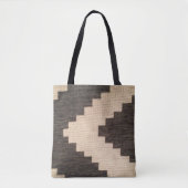 Classy Brown & Beige Design Tote Bag (Voorkant)