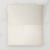Classy  bruids Tea Party Place Cards Plaatskaartje (Binnenkant ongevouwen)