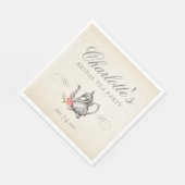 Classy bruids Tea Party servetten (Hoek)