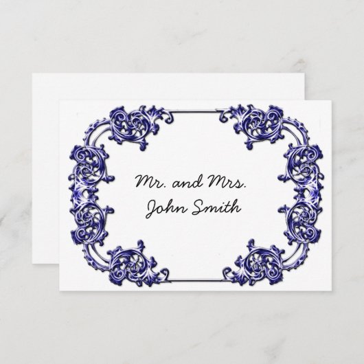 CLASSY BRUILOFT ESCORT KAART (Voorkant / Achterkant)