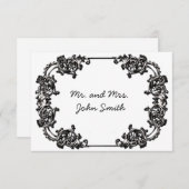  CLASSY BRUILOFT ESCORT KAART (Voorkant / Achterkant)