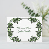  CLASSY BRUILOFT ESCORT KAART (Staand voorkant)