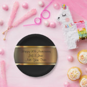 Classy bruiloft Jubileum Papieren Bordje (Feest)