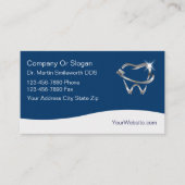 Classy Budget Tandarts Afspraak Visitekaartjes (Voorkant)