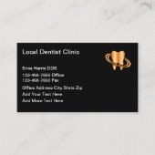 Classy Budget Tandarts Afspraak Visitekaartjes (Voorkant)