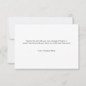 Classy Bulk Business Dank u Kaarten (Achterkant)