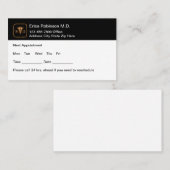 Classy Bulk Medische Afspraak Visitekaartjes Afsprakenkaartje (Voorkant / Achterkant)