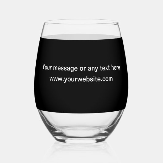 Classy Bulk Realtor Thema Goud Huis Symbool Wijnglas Zonder Voet (Achterkant)