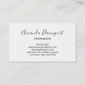 Classy Burgundy Marble Abstracte achtergrond Visitekaartje (Achterkant)